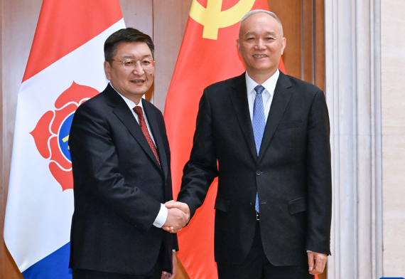 蔡奇会见蒙古人民党代表团 蔡奇会见蒙古人民党代表团