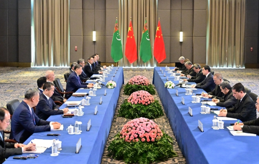 习近平会见土库曼斯坦总统别尔德穆哈梅多夫1 习近平会见土库曼斯坦总统别尔德穆哈梅多夫1